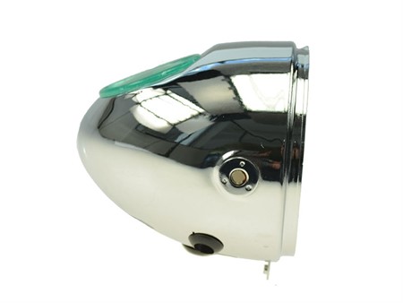Scheinwerfergehäuse Eierlampe chrom (Befestigung seitlich) Scheinwerfergehäuse Eierlampe chrom (Befestigung seitlich)