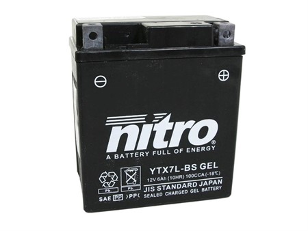 Batterie NTX7L-BS Nitro «Gel» Batterie NTX7L-BS Nitro «Gel»