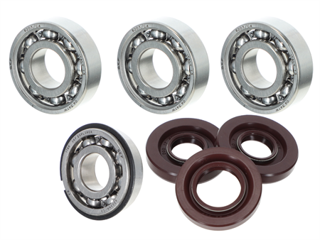 Set roulements de vilebrequin High End SKF avec spi viton, vélomoteurs Puch avec moteur E50 (ancien modèle)