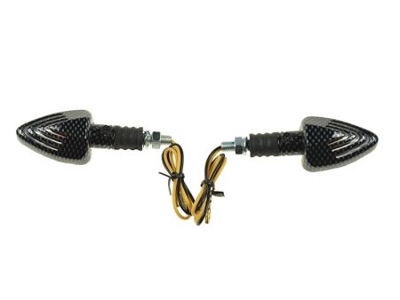 Blinkerset Replay mini Transparent/Carbon