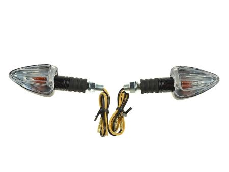 Blinkerset Replay mini Transparent/Carbon