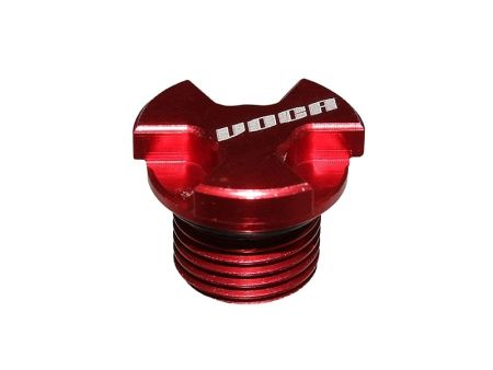 Getriebeöl-Einfüllschraube VOCA Derbi Senda/GPR, Alu CNC, Rot Getriebeöl-Einfüllschraube VOCA Derbi Senda/GPR, Alu CNC, Rot