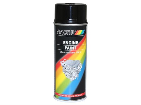 Spray de peinture blocs moteurs Noir 400ml