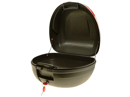 Top Case 32 Liter schwarz/rot inkl. Halterung