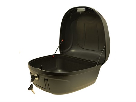 Top Case 29 Liter schwarz/rot inkl. Halterung