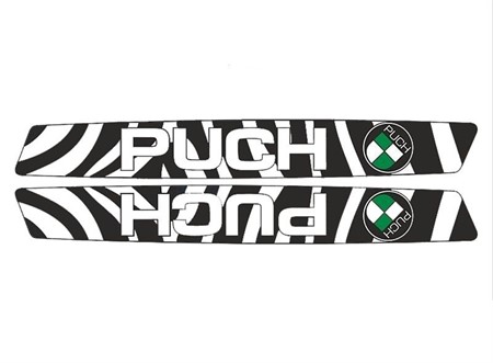 Autocollant sticker Zebra, Puch