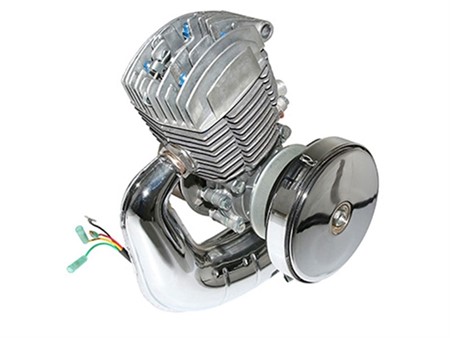 Moteur vélomoteur Motobecane/MBK 88, type AV7, avec echappement