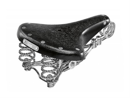 Selle vélomoteur Tabor Heavy Duty, cuir véritable noir Selle vélomoteur Tabor Heavy Duty, cuir véritable noir