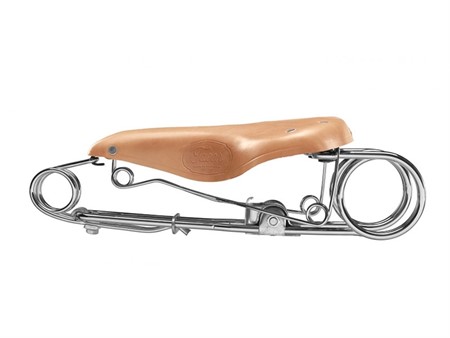 Selle universelle Tabor Heavy Duty, cuir véritable, brune clair