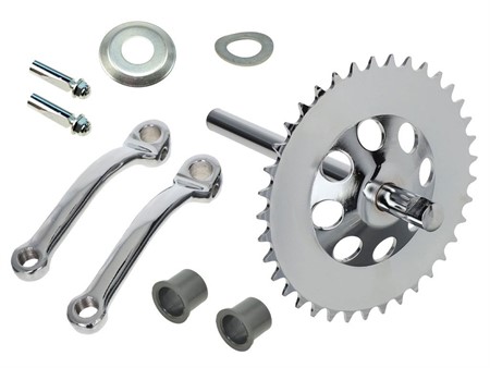 Tretgarnitur - Pedalachse/Kurbel-Set Puch X30 Sport NS/NL Tretgarnitur - Pedalachse/Kurbel-Set Puch X30 Sport NS/NL