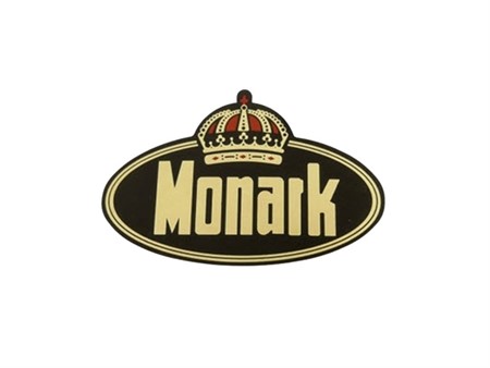 Autocollants/sticker Monark, noir/or, vélomoteurs Monark