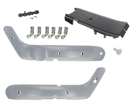 Cache carrosserie caches latéraux noires avec visserie et repose-pieds, vélomoteur Piaggio Ciao Mono Cache carrosserie caches latéraux noires avec visserie et repose-pieds, vélomoteur Piaggio Ciao Mono