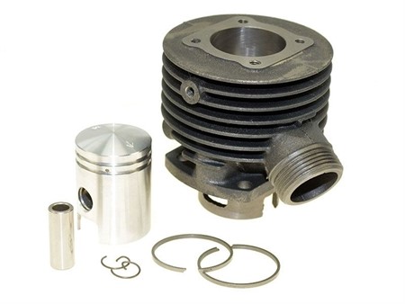 Cylindre fonte complet SACHS 3/4vitesses, Ø 41mm 50cc (ailettes 92mm)