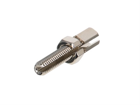 Tendeur de câble fendu M6 x 30mm, modèle long en metal