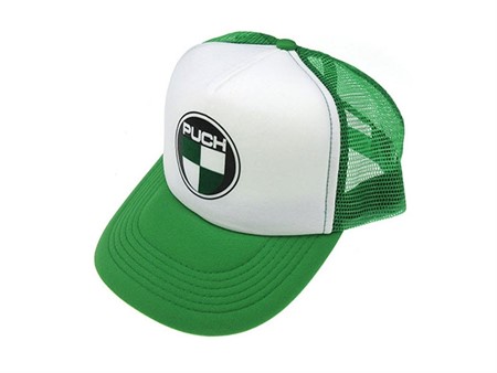 Casquette officielle Puch, vert/blanche