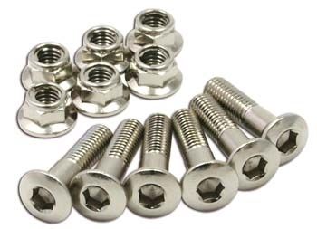Kit visserie pour couronne de kit chaîne, (6 vis de M8 x 28mm ) Kit visserie pour couronne de kit chaîne, (6 vis de M8 x 28mm )