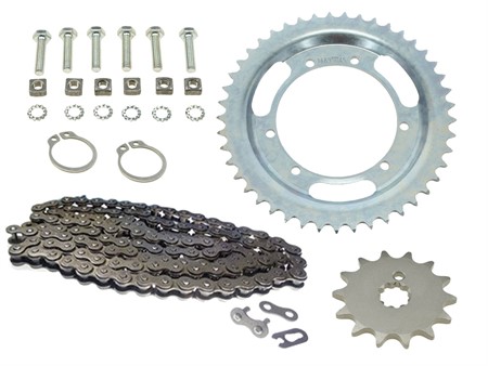 Kit chaine Puch Maxi, rapport original Kit chaine Puch Maxi, rapport original