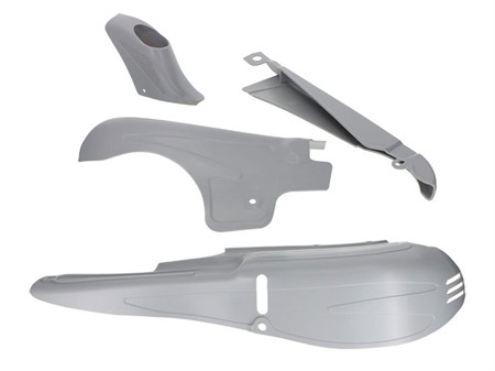 Kit carrosseries/caches latéraux complet, gris, Puch X30 Velux (nouveau modèle) Kit carrosseries/caches latéraux complet, gris, Puch X30 Velux (nouveau modèle)