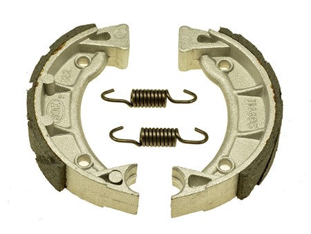 Bremsbacken AKOA Racing geschlitzt Ø 90x18mm Speichenrad vorne, Ciao, Si, Bravo, Sachs ect