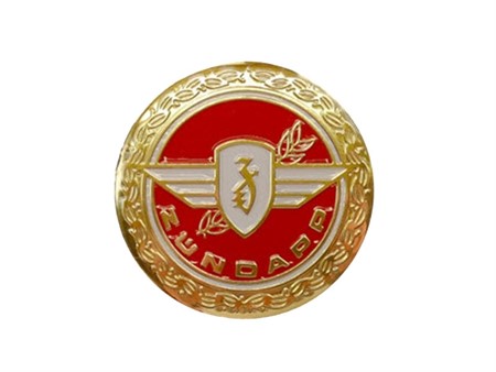 Logo/emblème de réservoir or-rouge (Ø 6.5 cm), vélomoteurs Zündapp