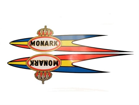 Set de stickers/autocollant de réservoir, vélomoteurs Monark