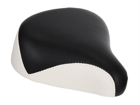 Selle Monark noir/blanc, universel Selle Monark noir/blanc, universel