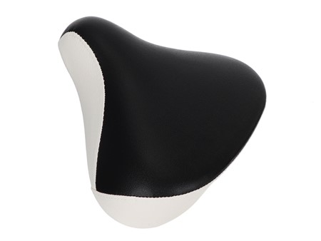 Sattel Monark schwarz/weiss, universal