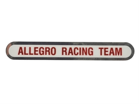 Autocollant sticker ALLEGRO RACING TEAM Autocollant sticker ALLEGRO RACING TEAM