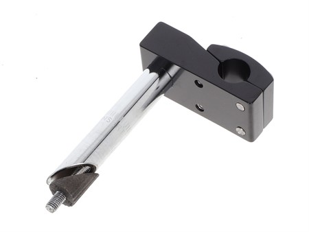 Potence de guidon noir, Ø21,1mm avec 4 points de fixations, universelle vélomoteur