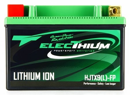 Batterie Electhium HJTX9(L) FP -, YTX9-BS, Lithium Ion technologie