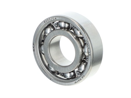 Roulement à bille haute vitesse SKF 6203 / C4 cage acier (17x40x12), Peugoet 103, Solex , AM6 Roulement à bille haute vitesse SKF 6203 / C4 cage acier (17x40x12), Peugoet 103, Solex , AM6