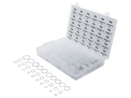Rondelles en alu 6x10mm jusqu'à 22x28mm (400 pcs.)