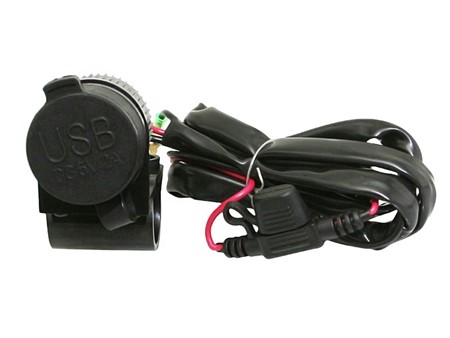 USB Doppel-Steckdose für Lenkermontage USB Doppel-Steckdose für Lenkermontage