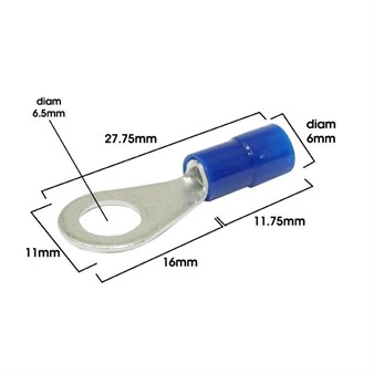 Kabelstecker rund 5mm (10 Stk)