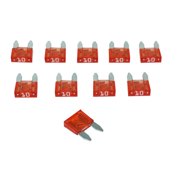 Stecksicherung Mini 10A 10 Stk. Stecksicherung Mini 10A 10 Stk.