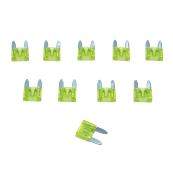 Stecksicherung Mini 20A 10 Stk.