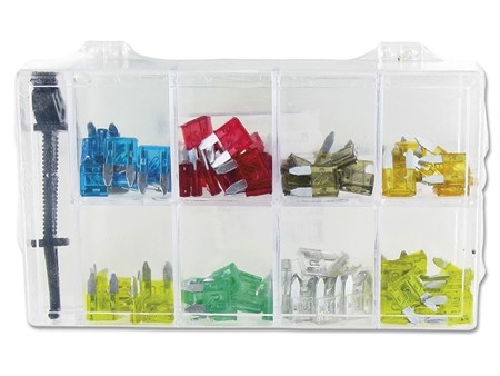 Kit fusibles plats, petit assortiment, 5-30A (100pce) 11x16mm