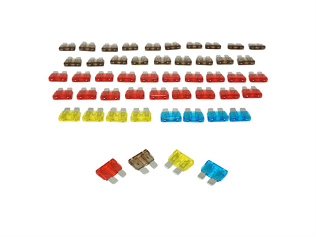 Assortiment de fusibles (50pcs) plats