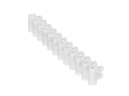 Sucre électrique 12 connecteurs de câbles blanc (1.5 - 3.5 mm)