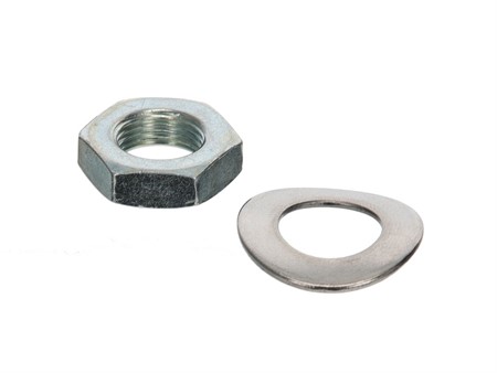 Ecrou et rondelle de sureté pour pignon moteur Sachs Ecrou et rondelle de sureté pour pignon moteur Sachs