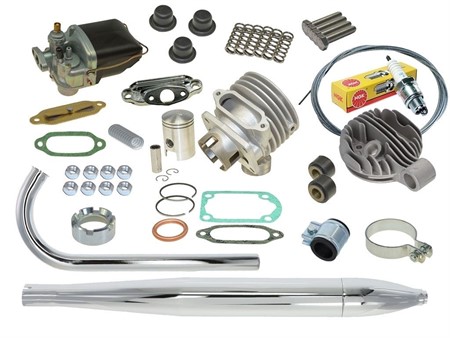 Pack moteur AKOA original 50cc 38mm, moteur vélomoteurs Sachs 502