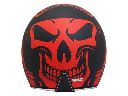 Jethelm Le Mans "Divenire" schwarz / rot matt, Grösse S