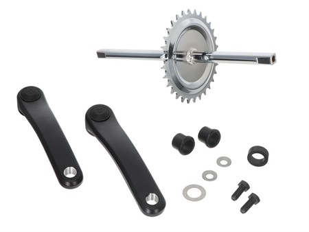 Kit pédalier complet, 30 dents, vélomoteurs Pony Cross (moteur Beta 521) Kit pédalier complet, 30 dents, vélomoteurs Pony Cross (moteur Beta 521)