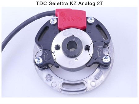 Allumage rotor interne Selettra KZ analogique, universel, rotation gauche-droite