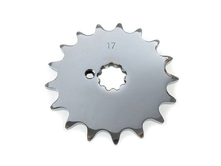 Pignon chrom poli moteur Puch Maxi de 18 dents Pignon chrom poli moteur Puch Maxi de 18 dents