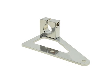 Support plaque d'immatriculation low ride latérale inox, (version SUISSE-CH)
