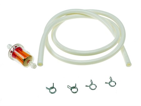 Durite avec filtre à essence, Ø=5mm, universel vélomoteur/scooter Durite avec filtre à essence, Ø=5mm, universel vélomoteur/scooter
