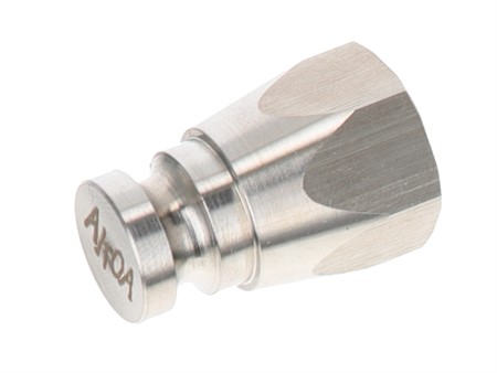 Adaptateur M6 inox support plaque d'immatriculation latérale low rider