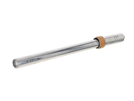 Pompe à air aluminium chromée 300-330mm (spécial PUCH Velux, SOLEX et vieux SACHS)