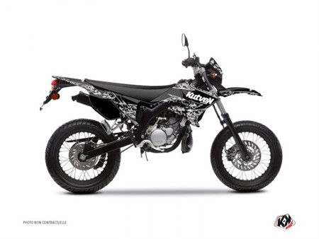 Kit déco stickers Predator noir, moto 50cc MBK X-Limit 2007 à 2011